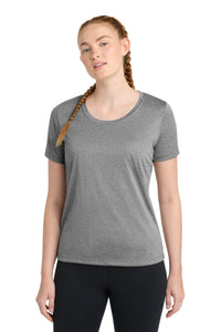 Sport-Tek Women's Heather Contender Scoop Neck Tee - Vintage Heather