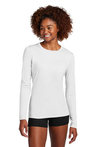Sport-Tek Women's Posi-UV Pro Long Sleeve LST420LS - White