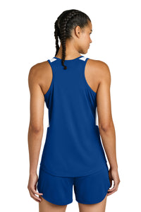 Sport-Tek Women's Club Track Tank LST446 - True Royal/ White Back