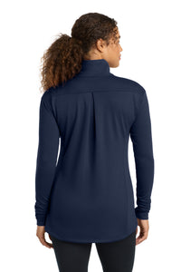 Sport-Tek Women's Sport-Wick Flex Fleece Full-Zip - True Navy Back