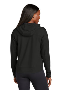 Sport-Tek Women's Sport-Wick Flex Fleece Pullover Hoodie LST562 - Black Back