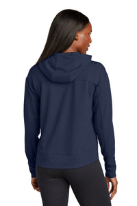Sport-Tek Women's Sport-Wick Flex Fleece Pullover Hoodie LST562 - True Navy Back