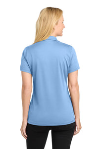 Sport-Tek Women's PosiCharge RacerMesh Polo - Carolina Blue Back