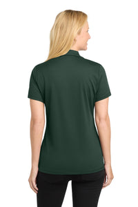 Sport-Tek Women's PosiCharge RacerMesh Polo - Dark Forest Green Back