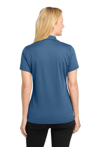 Sport-Tek Women's PosiCharge RacerMesh Polo - Dawn Blue Back