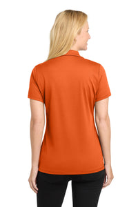 Sport-Tek Women's PosiCharge RacerMesh Polo - Deep Orange Back