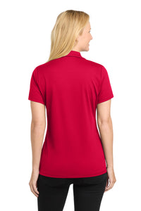 Sport-Tek Women's PosiCharge RacerMesh Polo - Deep Red Back