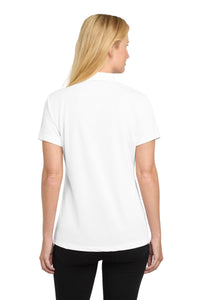 Sport-Tek Women's PosiCharge RacerMesh Polo - White Back