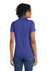 Sport-Tek Women's Heather Contender Polo - Cobalt Heather Back