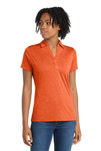 Sport-Tek Women's Heather Contender Polo - Deep Orange Heather