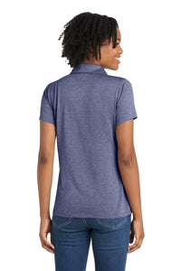 Sport-Tek Women's Heather Contender Polo - True Navy Heather Back
