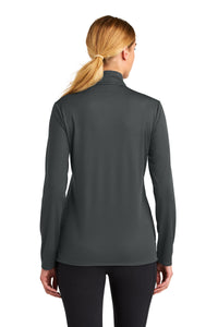 Sport-Tek Women's Micropique Sport-Wick 1/4-Zip LST672 - Iron Grey Back
