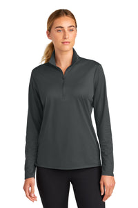 Sport-Tek Women's Micropique Sport-Wick 1/4-Zip LST672 - Iron Grey