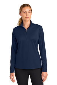 Sport-Tek Women's Micropique Sport-Wick 1/4-Zip LST672 - True Navy