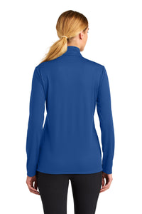 Sport-Tek Women's Micropique Sport-Wick 1/4-Zip LST672 - True Royal Back
