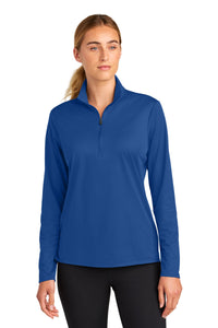 Sport-Tek Women's Micropique Sport-Wick 1/4-Zip LST672 - True Royal