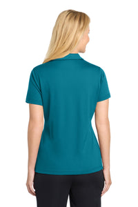 Sport-Tek Women's PosiCharge Micro-Mesh Polo - Blue Wake Back