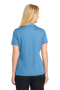 Sport-Tek Women's PosiCharge Micro-Mesh Polo - Carolina Blue Back