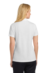 Sport-Tek Women's PosiCharge Micro-Mesh Polo - White Back