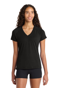 Sport-Tek Women's Ultimate Performance V-Neck - Black