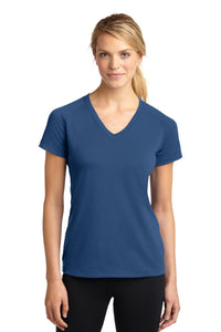 Sport-Tek Women's Ultimate Performance V-Neck - Dark Denim