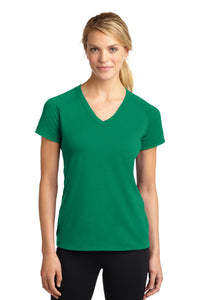 Sport-Tek Women's Ultimate Performance V-Neck - Kelly Green