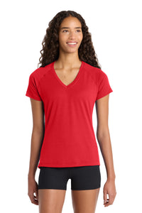 Sport-Tek Women's Ultimate Performance V-Neck - True Red