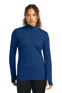 Sport-Tek Women's Exchange 1.5 Long Sleeve 1/2-Zip LST711 - True Royal Heather