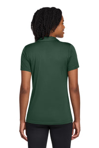 Sport-Tek Women's PosiCharge Re-Compete Polo LST725 - Forest Green Back