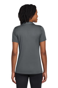 Sport-Tek Women's PosiCharge Re-Compete Polo LST725 - Iron Grey Back