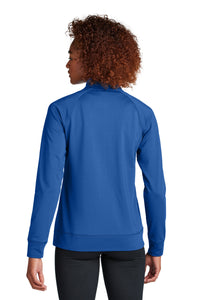 Sport-Tek Women's Sport-Wick Stretch Full-Zip Cadet Jacket LST857 - True Royal Back