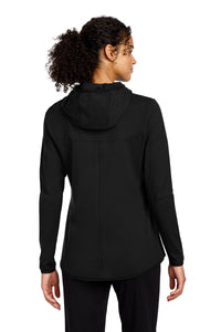 Sport-Tek Women's Circuit Hooded Full-Zip LST870 - Deep Black Back