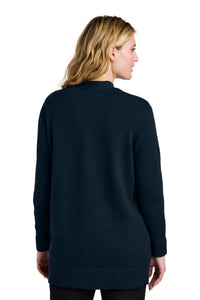 Port Authority Women's Easy Care Open-Front Cardigan Sweater LSW2890 - River Blue Navy Back