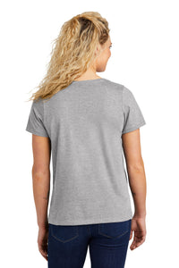 Volunteer Knitwear Women's Daily V-Neck Tee LVL45V - Athletic Heather Back