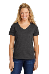 Volunteer Knitwear Women's Daily V-Neck Tee LVL45V - Dark Heather Grey