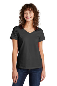 Volunteer Knitwear Women's Daily V-Neck Tee LVL45V - Deep Black