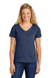 Volunteer Knitwear Women's Daily V-Neck Tee LVL45V - Heather Navy