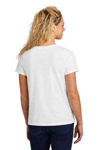 Volunteer Knitwear Women's Daily V-Neck Tee LVL45V - White Back