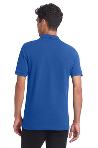 Mercer+Mettle Stretch Heavyweight Pique Polo MM1000 - Blue Note Back