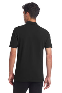 Mercer+Mettle Stretch Heavyweight Pique Polo MM1000 - Deep Black Back