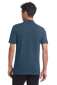 Mercer+Mettle Stretch Heavyweight Pique Polo MM1000 - Insignia Blue Back