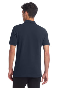 Mercer+Mettle Stretch Heavyweight Pique Polo MM1000 - Night Navy Back