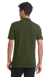 Mercer+Mettle Stretch Heavyweight Pique Polo MM1000 - Townsend Green Back