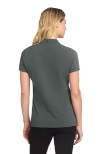 Mercer+Mettle Women's Stretch Heavyweight Pique Polo MM1001 - Anchor Grey Back