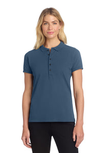 Mercer+Mettle Women's Stretch Heavyweight Pique Polo MM1001 - Insignia Blue