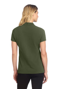 Mercer+Mettle Women's Stretch Heavyweight Pique Polo MM1001 - Townsend Green Back