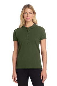 Mercer+Mettle Women's Stretch Heavyweight Pique Polo MM1001 - Townsend Green