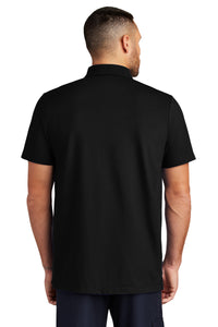 Mercer+Mettle Stretch Pique Polo MM1004 - Deep Black Back