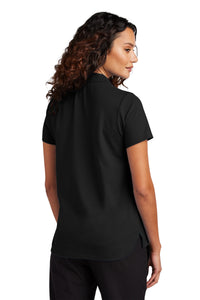 Mercer+Mettle Women's Stretch Pique Polo MM1005 - Deep Black Back