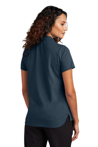 Mercer+Mettle Women's Stretch Pique Polo MM1005 - Night Navy Back